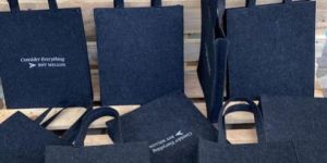 Waste PET Bottles Recycled Shopping Bag Set