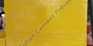 Yellow Red Square Flower Pots