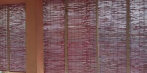 Red Bamboo Chick Blinds
