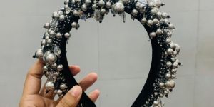 Girls Metal Bead Headband