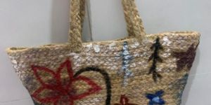 Hand Painted Jute Bags