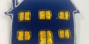 Home Beaded Brooch Pin