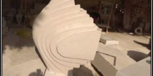 Pink Antique Sandstone Sculpture