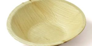 5 Inch Round Areca Palm Leaf Bowl