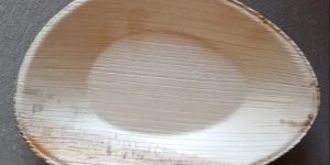 6 Inch Oval Areca Palm Leaf Plate