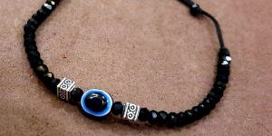 Adjustable Funky Fusion Evil Eye Bracelet