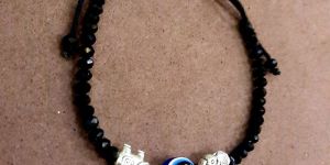 Adjustable Majestic Elephant Evil Eye Bracelet