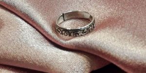 Hand Crafted Adjustable Sterling Silver Petal Ring