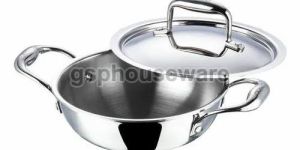 Triply Stainless Steel Kadhai (18CM)