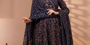 Kalamkari Print Cotton Kurti Set