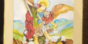 Archangel Michael Watercolor Paintings