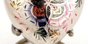 RA-H1168 Brass Heart Shape Cremation Urn