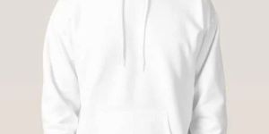 Mens White Hoodie