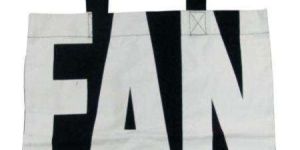 Printed Loop Handle Shopping Bag