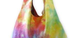 Tie Dye Canvas Tote Bag
