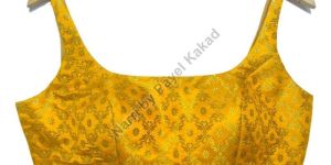 Yellow Boknet Sleeveless Blouse
