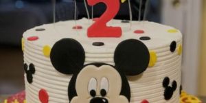 Mickey Mouse Fondant Cake