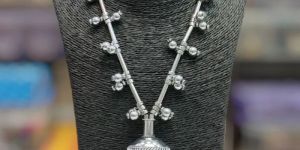 Silver Plated Long Necklace