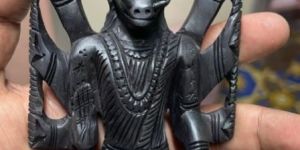 Black Ebony Wood Varahi Statue
