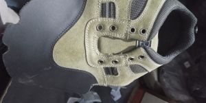 Mix Printed Suede Shoes Upper