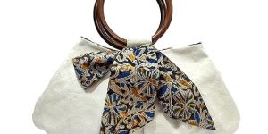 Woodboat Wood Handle Potli Bag