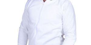 Mens White & Black Jacket