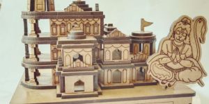 RAM Mandir Ayodhya Wooden 3d Temple