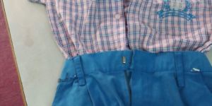 Blue Multi Checks with Matching