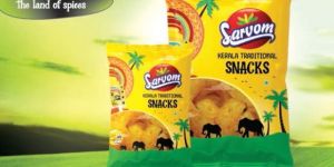 Sarvom Tapioca Round Spicy Chips