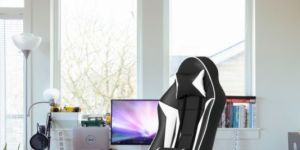 Modern 4 Gaming Chair with Footrest