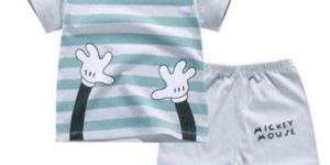 Boys Cotton Stripe T-shirts Set