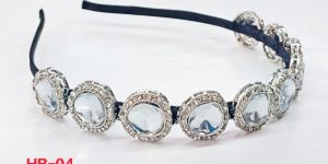 Silver Beaded Hairband