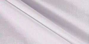 Pearl White Cotton Mix Fabric