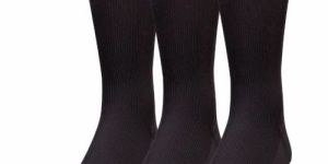 Plain Men Full Length Cotton Socks