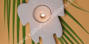 Marble Tea Light Holder