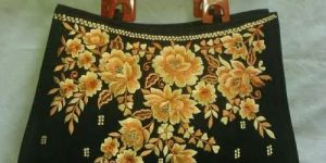 Ladies Embroidered Folder Bag