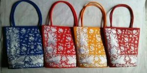 Multicolor Embroidered Shopping Bag