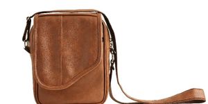 Flyit Men Leather Sling Bag