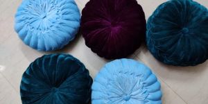 Round Velvet Cushion