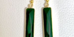 Semi Precious Stone Earrings Set