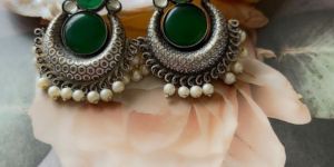 Silver Replica Earring Set