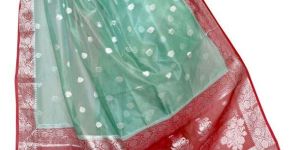 Pure Chiffon Georgette Banarasi Saree