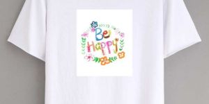 Ladies Round Neck Printed T Shirt