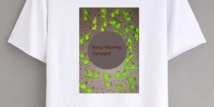 Ladies White Printed T Shirts