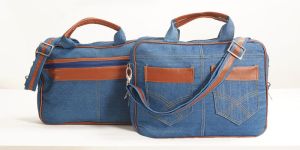 Denim Laptop Bag