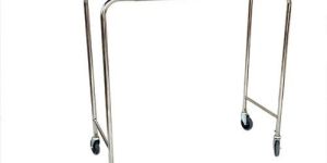 Stainless Steel over Bed Trolley