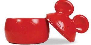 Plastic My Mickey Bin Red