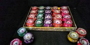 20 Peice Box Gujrati Wax Matki
