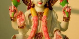 Marble Laxmi Maa Statue