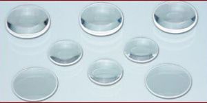 White Glass Spherical Double Convex Lens